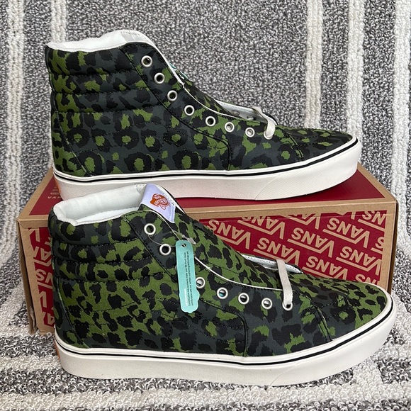 Vans Comfycush Sk8-Hi Leopard Cactus / Scarab WMNS - Picture 2 of 16